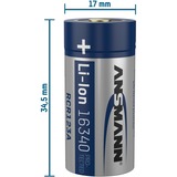 Ansmann Batteria Li-Ion 16340 850mAh con presa di ricarica 