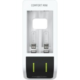 Ansmann Comfort Mini Batteria per uso domestico dC, USB bianco/Nero, Nichel-Metallo Idruro (NiMH), Stilo AA, Mini Stilo AAA