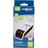 Ansmann Comfort Mini Batteria per uso domestico dC, USB bianco/Nero, Nichel-Metallo Idruro (NiMH), Stilo AA, Mini Stilo AAA