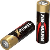 Ansmann X-Power Mignon AA Batteria monouso Alcalino Batteria monouso, Alcalino, 1,5 V, 2 pz, Nero, Oro, 50,5 mm