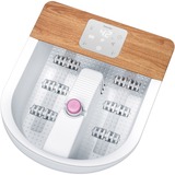 Beurer Vasca per pediluvio a bolle FB 65, Idromassaggio plantare bianco/legno