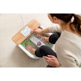 Beurer Vasca per pediluvio a bolle FB 65, Idromassaggio plantare bianco/legno