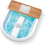 Beurer Vasca per pediluvio a bolle FB 65, Idromassaggio plantare bianco/legno