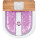 Beurer Vasca per pediluvio a bolle FB 65, Idromassaggio plantare bianco/legno