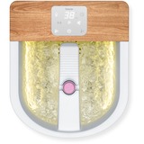 Beurer Vasca per pediluvio a bolle FB 65, Idromassaggio plantare bianco/legno