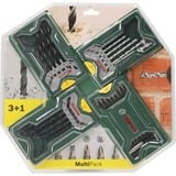 Bosch 2 607 017 071 punta per trapano Set di punte per trapano 21 pz, Trapano & Set di bit verde, Trapano, Set di punte per trapano, Nero, Argento, Mini-X-Line, 21 pz