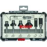 Bosch 2 607 017 470 punta per fresa Set di punte 6 pz Set di punte, 6,35 mm, 6 pz, 9,53, 12,7, 12,7, 15,88, 25,4, 25,4 mm, 19,05, 25,4, 25,4, 34,93, 12,7, 15,88 mm, 3,18, 6,35, -, -, -, - mm