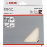 Bosch 3 608 610 000 fornitura per utensili rotanti per lucidatura, Mola abrasiva 16 cm, Grigio, Lana