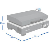 Campingaz Plancha Sigma 1 CV, Piastra grill Nero/in acciaio inox