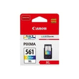 Canon Cartuccia d'inchiostro a colori a resa elevata CL-561XL Resa elevata (XL), Ciano, Magenta, Giallo, 12,2 ml, 1 pz, 300 pagine