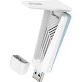 D-Link AX18U scheda di rete e adattatore WLAN 1800 Mbit/s, Adattatore Wi-Fi bianco, Wireless, USB, WLAN, 1800 Mbit/s