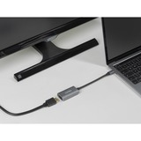 DeLOCK 62632 adattatore grafico USB 7680 x 4320 Pixel Grigio grigio, USB tipo-C, Uscita HDMI, 7680 x 4320 Pixel