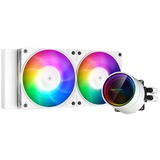 DeepCool CASTLE 240EX A-RGB WH Processore Raffreddatore di liquidi tutto in uno 12 cm Bianco, Raffreddamento ad acqua bianco, Raffreddatore di liquidi tutto in uno, 12 cm, 69,34 pdc/min, Bianco