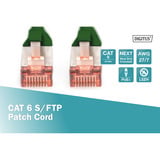 Digitus Cavo patch CAT 6 S/FTP 0,5m verde