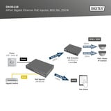 Digitus DN-95118, Iniettore PoE grigio