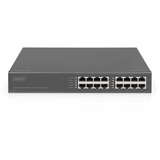 Digitus Iniettore PoE Ethernet Gigabit a 8 porte, 802.3bt, 250W grigio