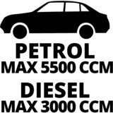 EINHELL Cavi di avviamento BT-BO 25/1 A LED SP, Cavo Nero/Rosso