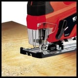 EINHELL Seghetto alternativo a batteria Power X-Change TC-JS 18 Li, 18Volt, Puzzle rosso/Nero