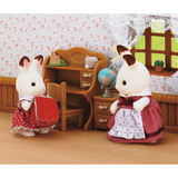 EPOCH Sylvanian Families - Set scrivania sorella coniglio di cioccolato, Giochi di costruzione 