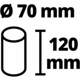 Einhell 2351135 accessorio e ricambio per aspirapolvere Aspiratore a cilindro Filtro Aspiratore a cilindro, Filtro, Nero, 10 L, Einhell, Einhell TE-VC 18/10 Li
