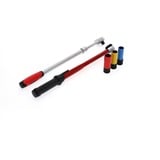 GEDORE set per cambio ruote rosso, 5 pezzi, Chiave dinamometrica Nero/Rosso