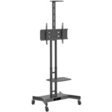 HAGOR 8209 supporto da tavolo per Tv a schermo piatto 139,7 cm (55") Nero Pavimento Nero, Libera installazione, 50 kg, 81,3 cm (32"), 139,7 cm (55"), 600 x 400 mm, Nero