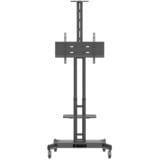 HAGOR 8209 supporto da tavolo per Tv a schermo piatto 139,7 cm (55") Nero Pavimento Nero, Libera installazione, 50 kg, 81,3 cm (32"), 139,7 cm (55"), 600 x 400 mm, Nero