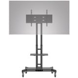 HAGOR 8209 supporto da tavolo per Tv a schermo piatto 139,7 cm (55") Nero Pavimento Nero, Libera installazione, 50 kg, 81,3 cm (32"), 139,7 cm (55"), 600 x 400 mm, Nero