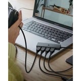 ICY BOX 61060, Hub USB Nero