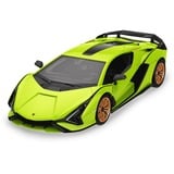 Jamara Lamborghini Sián FKP 37 modellino radiocomandato (RC) Macchina da corsa fuoristrada Motore elettrico 1:18 verde/Nero, Macchina da corsa fuoristrada, 1:18, 8 anno/i, 2400 mAh, 360 g