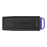 Kingston DataTraveler Exodia 512 GB, Chiavetta USB Nero/Viola