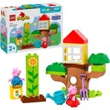 LEGO DUPLO Il giardino e la casa sull’albero di Peppa Pig, Giochi di costruzione Set da costruzione, 2 anno/i, Plastica, 20 pz, 357 g