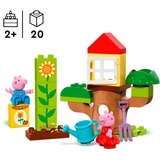LEGO DUPLO Il giardino e la casa sull’albero di Peppa Pig, Giochi di costruzione Set da costruzione, 2 anno/i, Plastica, 20 pz, 357 g