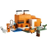 LEGO Minecraft Il Capanno della Volpe, Giochi di costruzione Set da costruzione, 8 anno/i, Plastica, 193 pz, 407 g
