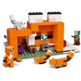 LEGO Minecraft Il Capanno della Volpe, Giochi di costruzione Set da costruzione, 8 anno/i, Plastica, 193 pz, 407 g