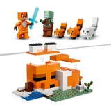 LEGO Minecraft Il Capanno della Volpe, Giochi di costruzione Set da costruzione, 8 anno/i, Plastica, 193 pz, 407 g