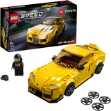 LEGO Speed Champions Toyota GR Supra giallo/Nero, Set da costruzione, 7 anno/i, Plastica, 299 pz, 335 g