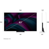 LG OLED83C5ELA.AEU evo TV, TV OLED Nero/grigio