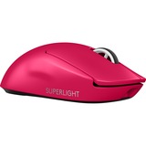 Logitech PRO X SUPERLIGHT 2, Mouse da gioco Magenta