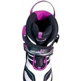 Muuwmi 285, Pattini in linea fucsia/Nero