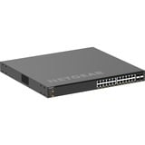 Netgear M4350-24X4V Gestito L3 10G Ethernet (100/1000/10000) Supporto Power over Ethernet (PoE) 1U Nero, Interruttore Gestito, L3, 10G Ethernet (100/1000/10000), Supporto Power over Ethernet (PoE), Montaggio rack, 1U