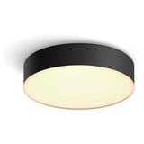 Philips Hue White Ambiance Enrave Lampada da Soffitto S, Luce LED Nero