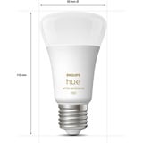 Philips Hue White Ambiance Set di avvio: Lampadina E27 A60 Confezione doppia + Dimmer, Lampada a LED 