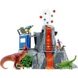 Schleich Dinosaurs Grande spedizione del vulcano, Gioco figura Animale, Age of the Dinos, Conquering the Earth, Dinosaurs and volcano, The first giants, 4 anno/i, Multicolore, Plastica