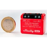 Shelly Plus 1PM Mini Gen3, Relè rosso/Nero