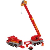 Simba Sam il Pompiere gru di salvataggio 2 in 1,  veicolo da gioco rosso/Giallo