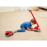 Simba Sam il Pompiere gru di salvataggio 2 in 1,  veicolo da gioco rosso/Giallo