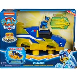 Spin Master PAW Patrol, veicolo deluxe trasformabile di Mighty Pups Charged Up Chase con luci ed effetti sonori, veicolo da gioco PAW Patrol , veicolo deluxe trasformabile di Mighty Pups Charged Up Chase con luci ed effetti sonori, Interno/esterno, 3 anno/i, Stilo AA, Plastica, Blu, Giallo