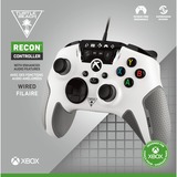 Turtle Beach Recon Nero, Grigio, Bianco USB Gamepad PC, Xbox, Xbox One, Xbox Series S, Xbox Series X bianco, Gamepad, PC, Xbox, Xbox One, Xbox Series S, Xbox Series X, D-pad, Pulsante Opzioni, Cablato, USB, USB tipo A