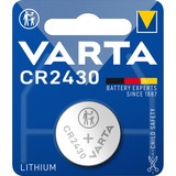VARTA LITHIUM Coin CR2430 (Batteria a bottone, 3V) Blister da 1 3V) Blister da 1, Batteria monouso, CR2430, Litio, 3 V, 1 pz, 290 mAh